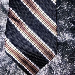 Pronto Uomo Brown and Black Tie